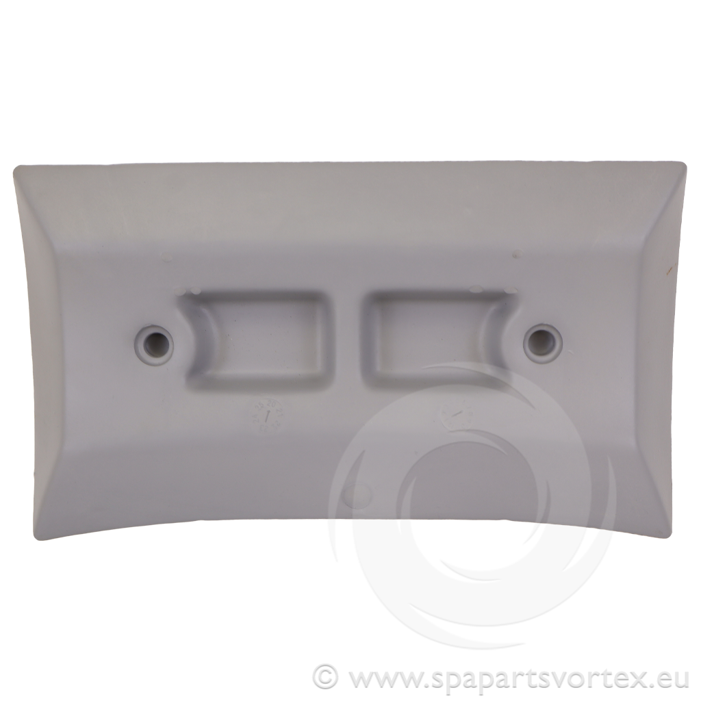 Wellis pillow big light grey detail