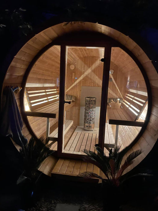 SAUNAONES® Barrel Sauna Serenity Nature Air 7