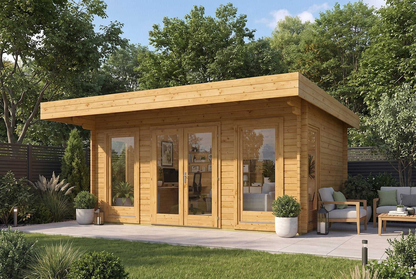 Yorick Garden Office 5m x 3.8m lifestyle exterior