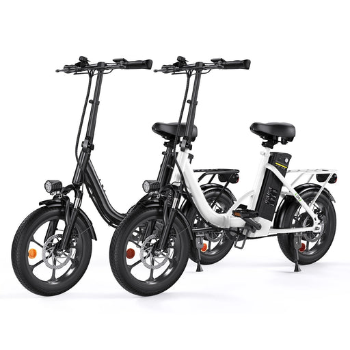 isinwheel U4 36V Electric Bike with 16-Inch Tires, 250W Motor, 25KM/H Top Speed – Black