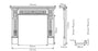Albert Cast Iron Fireplace Surround | Carron