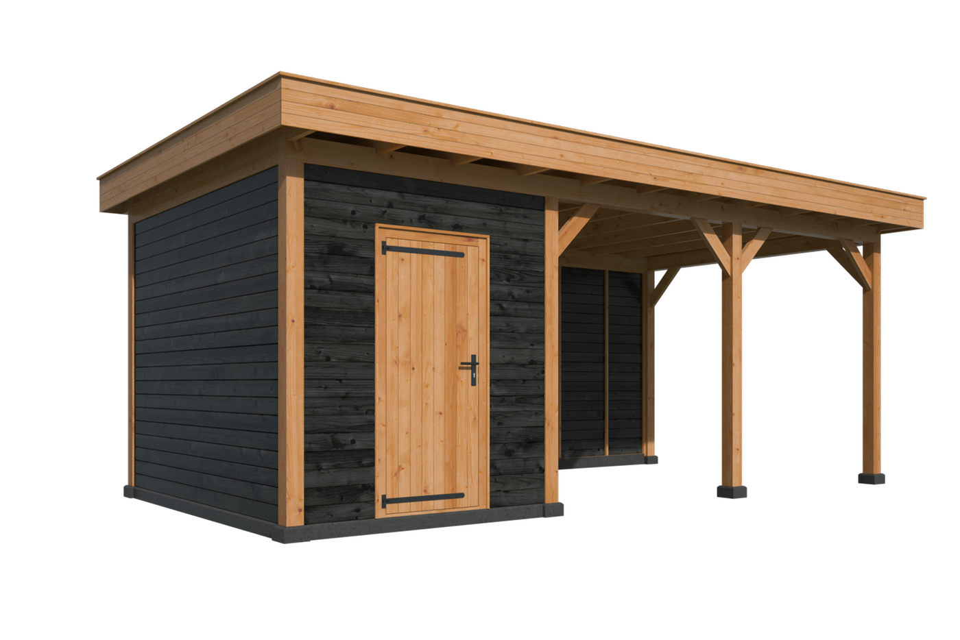 Alcott Gazebo lockable enclosed bay detail