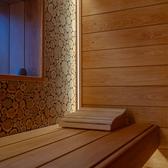 Alder Sauna Wood Bench Boards 120mm (Pack of 4) by Finnmark Sauna