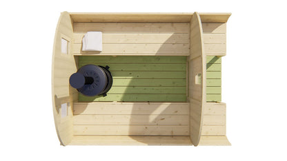Anio Sauna Barrel Ø2.05m x 2.5m | Garden Sauna