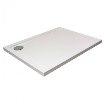 Delphi AquaSafe Anti-Slip 45mm Stone Resin Rectangular Shower Tray