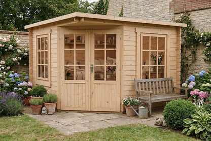 Asmund Corner Summerhouse 3m x 3m | Tuin