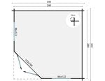 Asmund Corner Summerhouse 3m x 3m | Tuin