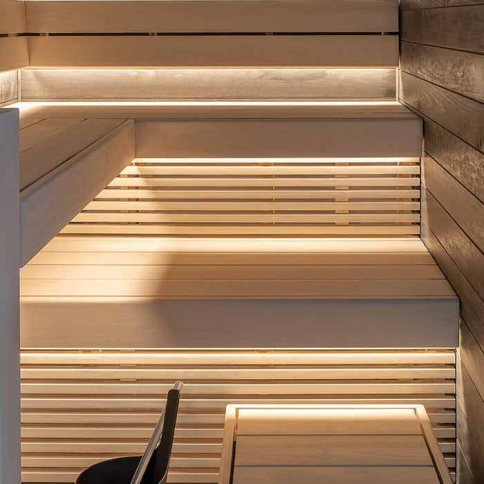 Aspen Sauna Wood Bench Boards 120mm (Pack of 4) by Finnmark Sauna