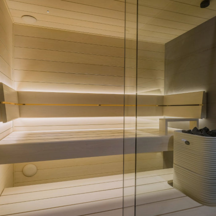 Aspen Sauna Wood Cladding STS4 140mm (Pack of 6) by Finnmark Sauna