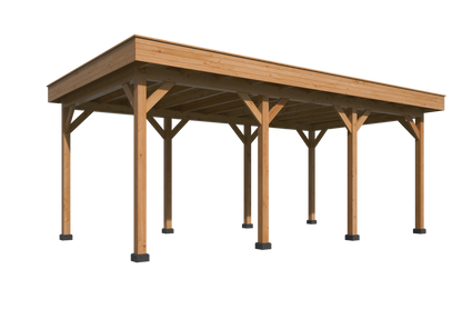 Baako Gazebo flat roof structure detail