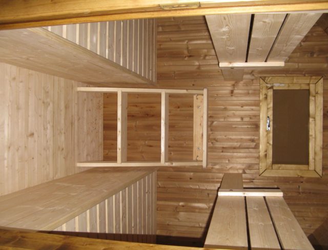 Barrel Saunas – Thermowood Barrel Hotel Lodge (9ft) with Terrace | Sleeps 4, 4 Beds