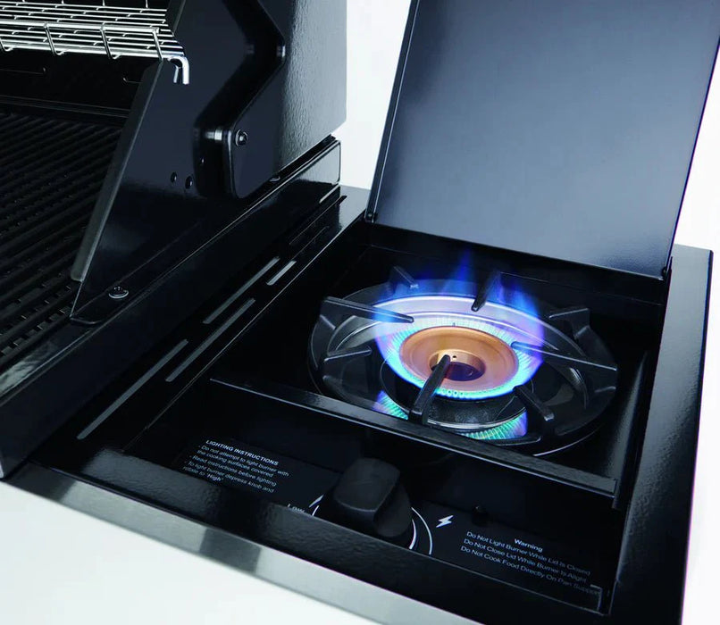 BeefEater 1500 Series - 4 Burner BBQ & Side Burner Trolley