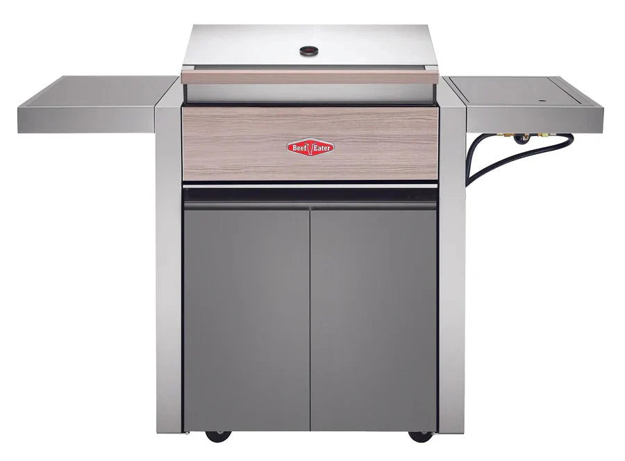 BeefEater 1500 Series - 4 Burner BBQ & Side Burner Trolley