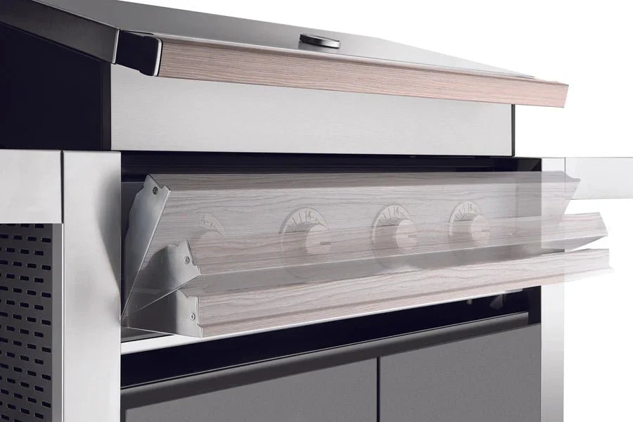 BeefEater 1500 Series - 4 Burner BBQ & Side Burner Trolley