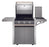 BeefEater 1500 Series - 4 Burner BBQ & Side Burner Trolley