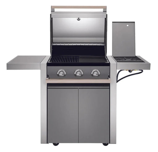 BeefEater 1500 Series - 5 Burner BBQ & Side Burner Trolley