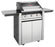 BeefEater 1600S Series - 4 Burner BBQ & Side Burner Trolley