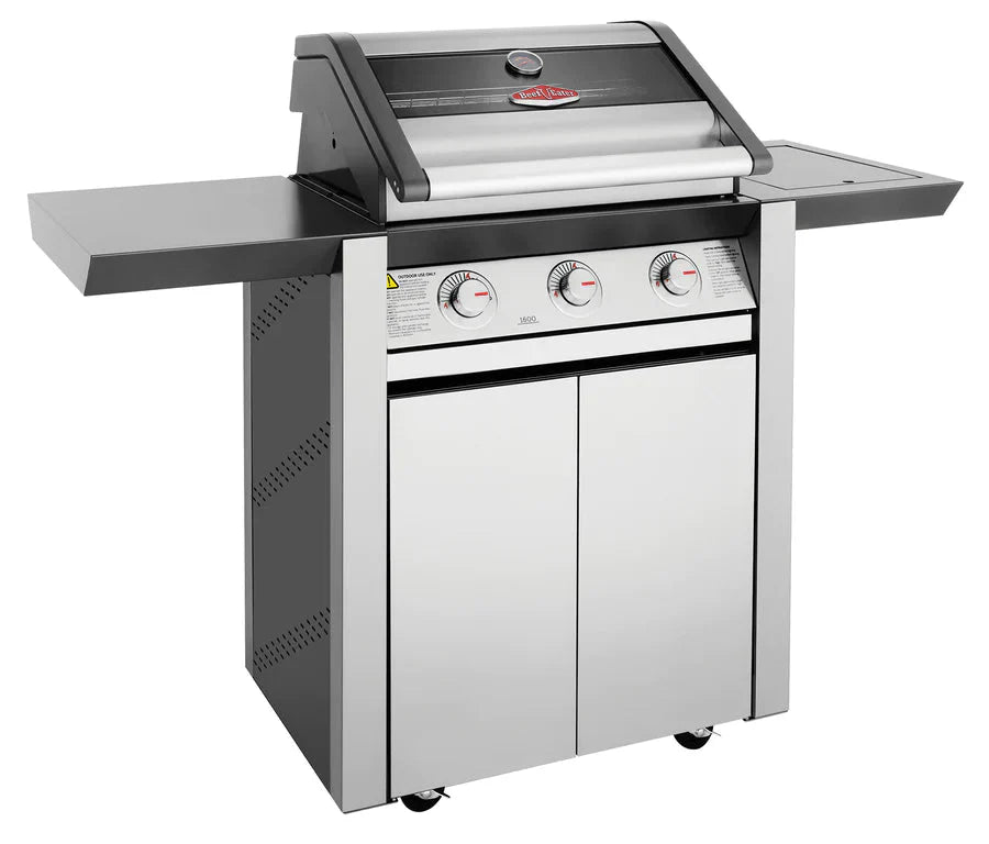 BeefEater 1600S Series - 4 Burner BBQ & Side Burner Trolley