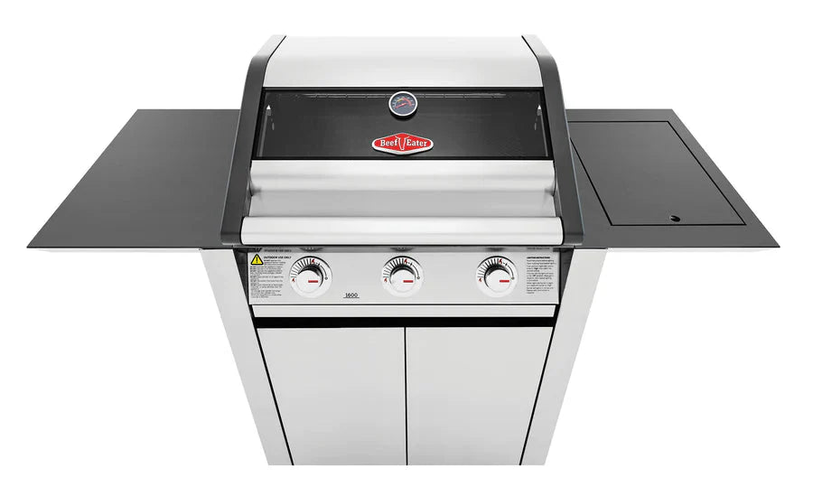 BeefEater 1600S Series - 4 Burner BBQ & Side Burner Trolley