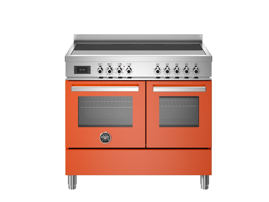 Bertazzoni Professional 100cm Range Cooker Twin Oven Electric Induction Orange