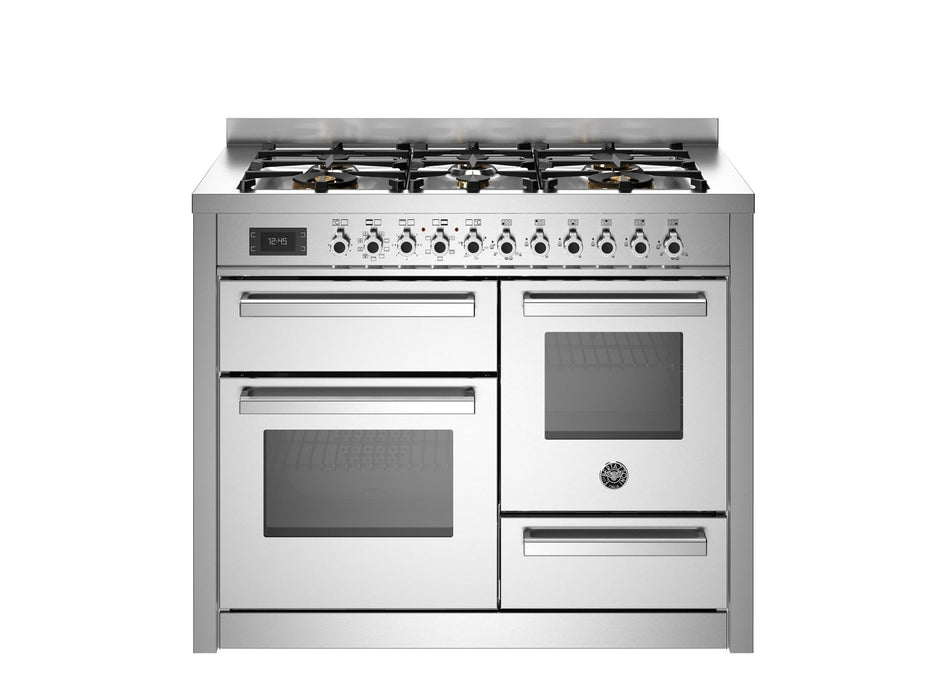 Bertazzoni Professional 110cm Range Cooker XG Oven Dual Fuel Stainless Steel