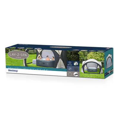 Gazebo dome enclosure with carry bag packaging
