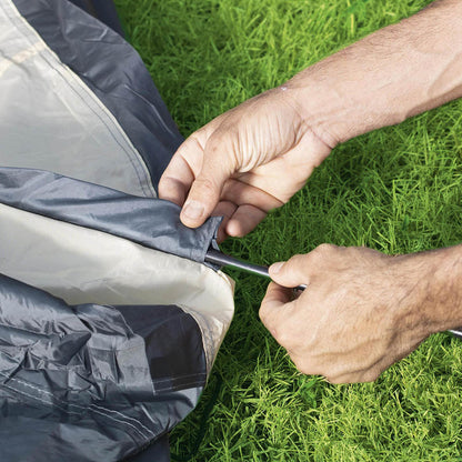 Gazebo dome enclosure setup process