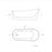 Cannes Freestanding Bathtub 1700 x 780