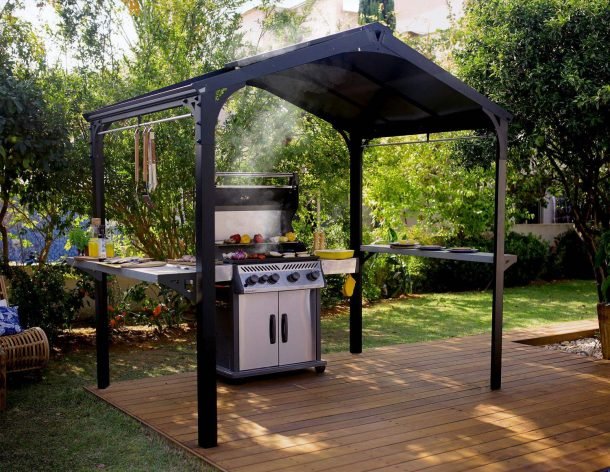 Canopia by Palram Austin 6ft x 8ft Outdoor BBQ Gazebo