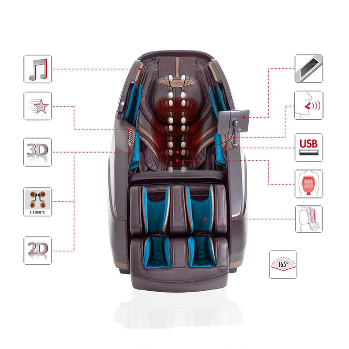 Casada Titan Massage Chair w/ A.I Body Scan & Braintonics