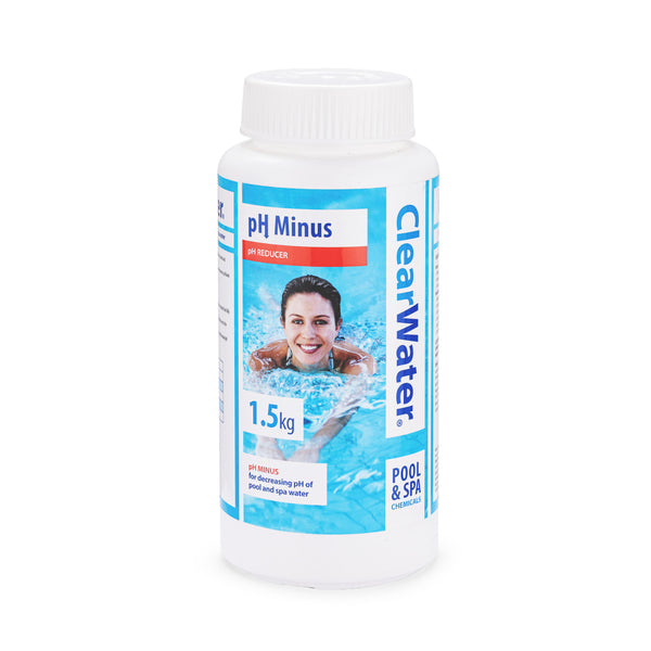 Clearwater pH Minus 1.5kg tub for hot tubs and pools