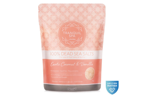 Tranquil Spa Dead Sea Salts – Coconut & Vanilla Soak