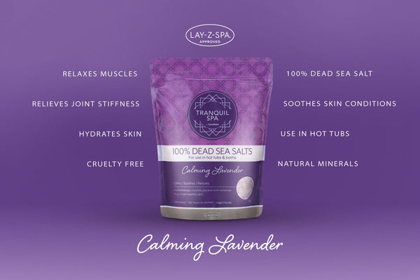 Tranquil Spa Dead Sea Salts – Lavender Hot Tub Soak