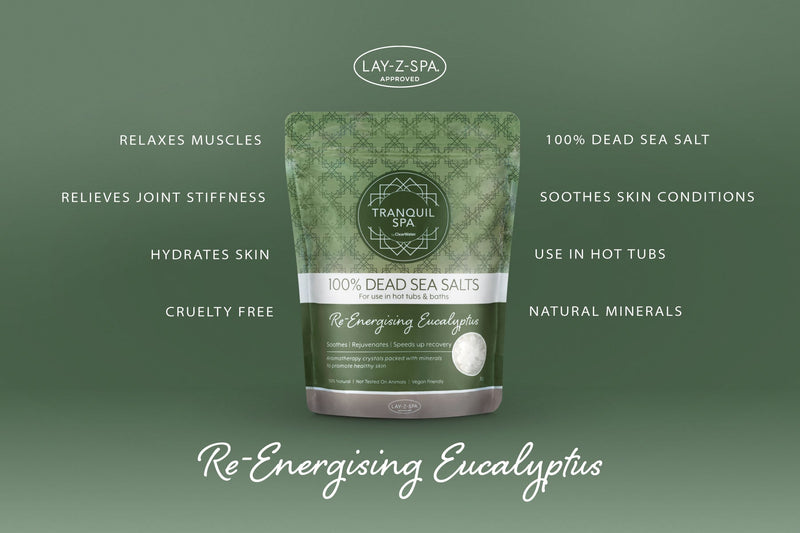 Tranquil Spa Dead Sea Salts Eucalyptus hot tub soak