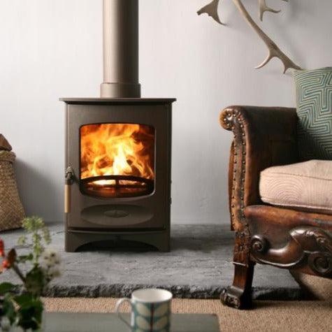 Charnwood C4 BLU Wood Burning Stove Gun Metal