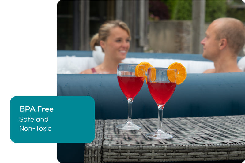 Ultra-clear plastic wine glasses like real glass