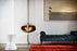 Cocoon Aeris Smokeless Bioethanol Fire Polished Steel with Steel Pole