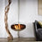 Cocoon Aeris Smokeless Bioethanol Fire Polished Steel with Steel Pole