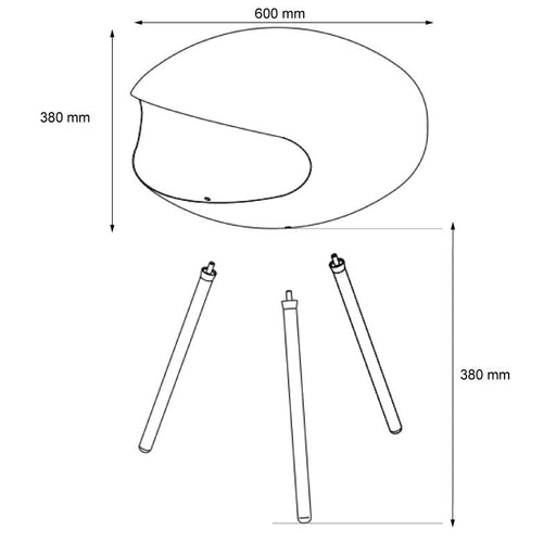 Cocoon Terra Smokeless Bioethanol Fire Polished Steel with Steel Legs