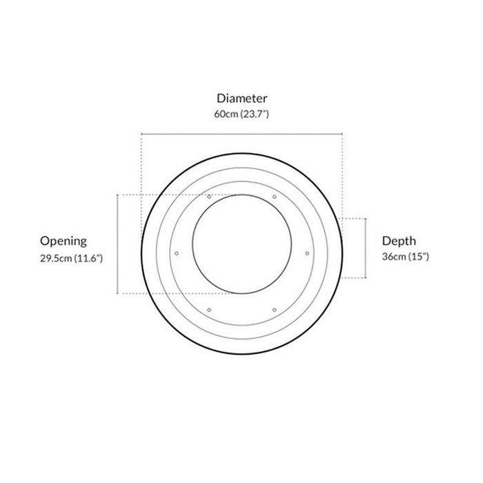 Cocoon Vellum Smokeless Bioethanol Fire Polished Steel