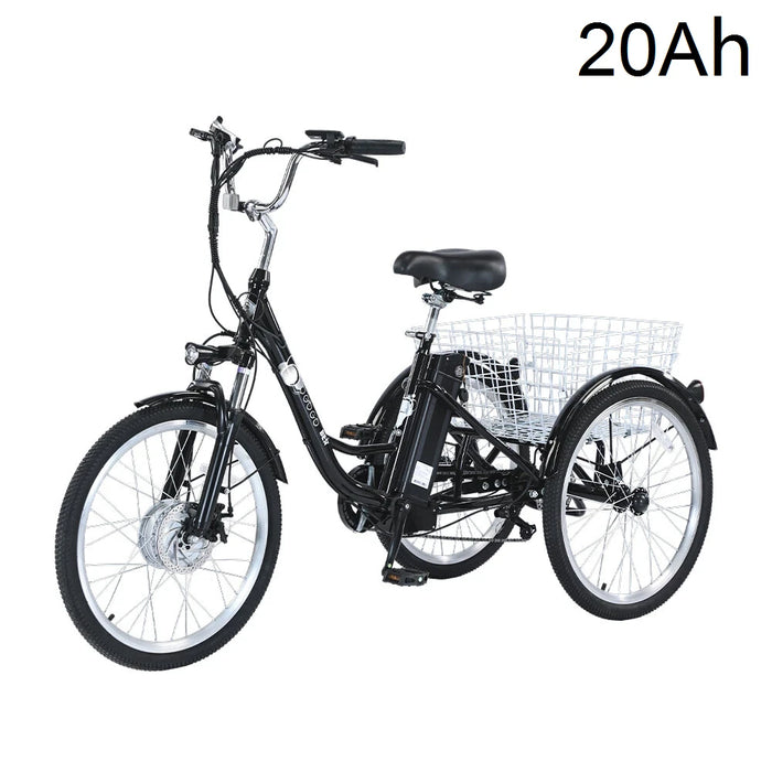 GOGOBEST GF100 Electric Tricycle 36V 350W Motor 24-inch 70KM Range