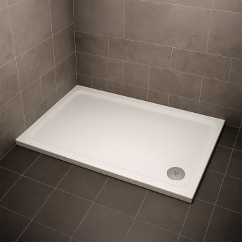 Delphi AquaSafe Anti-Slip 45mm Stone Resin Rectangular Shower Tray
