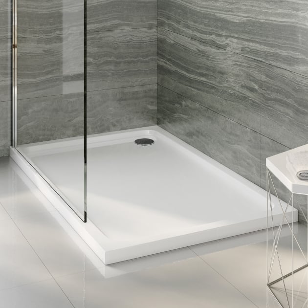 Delphi AquaStone 45mm stone resin shower tray