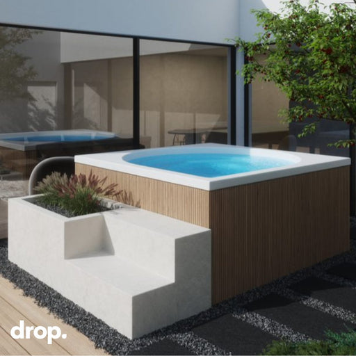 Drop Outdoor Hot Tub Accoya Skirting (Panels Only, Spa Sold Separately)