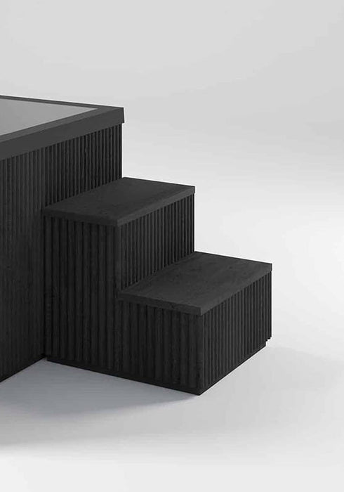 Drop Outdoor Spa Black Timber Skirting Panels (Skirting Only)