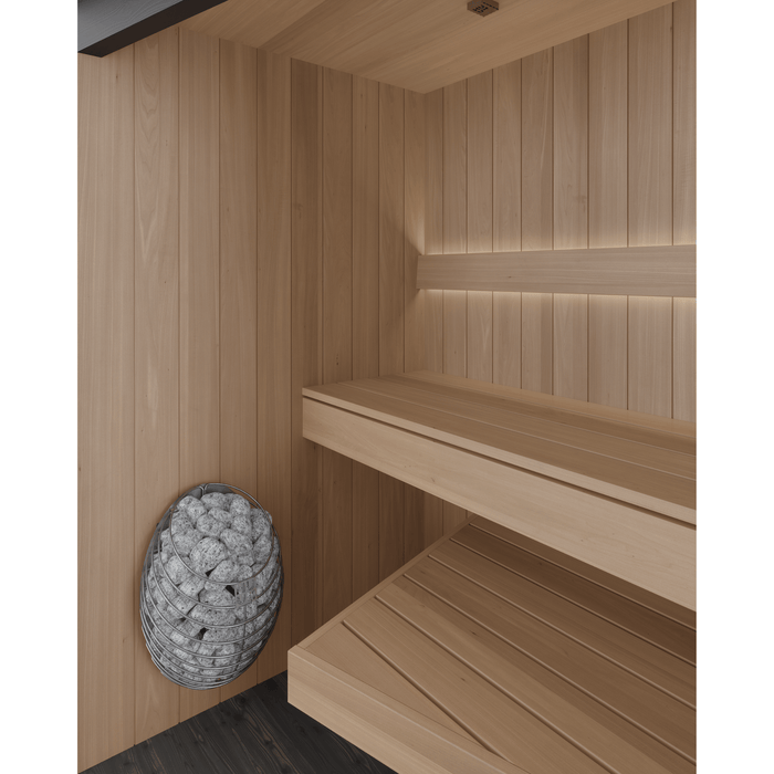 Finnmark EMBA Outdoor Sauna for 2 Persons – Thermo Pine