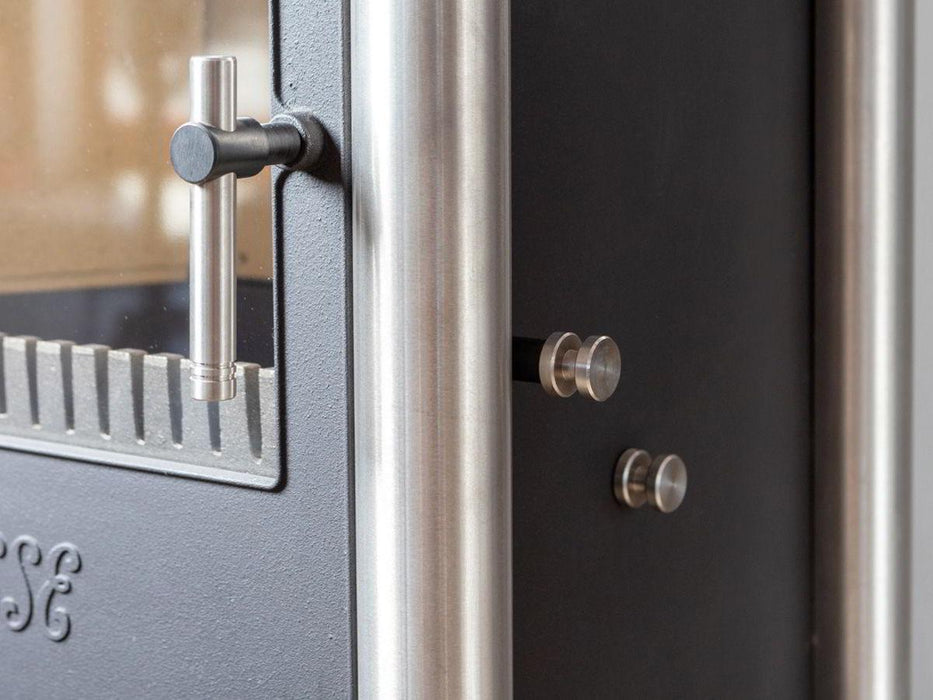 Esse 525 Wood Burning / Multi-Fuel Stove w/ Stainless Steel Legs