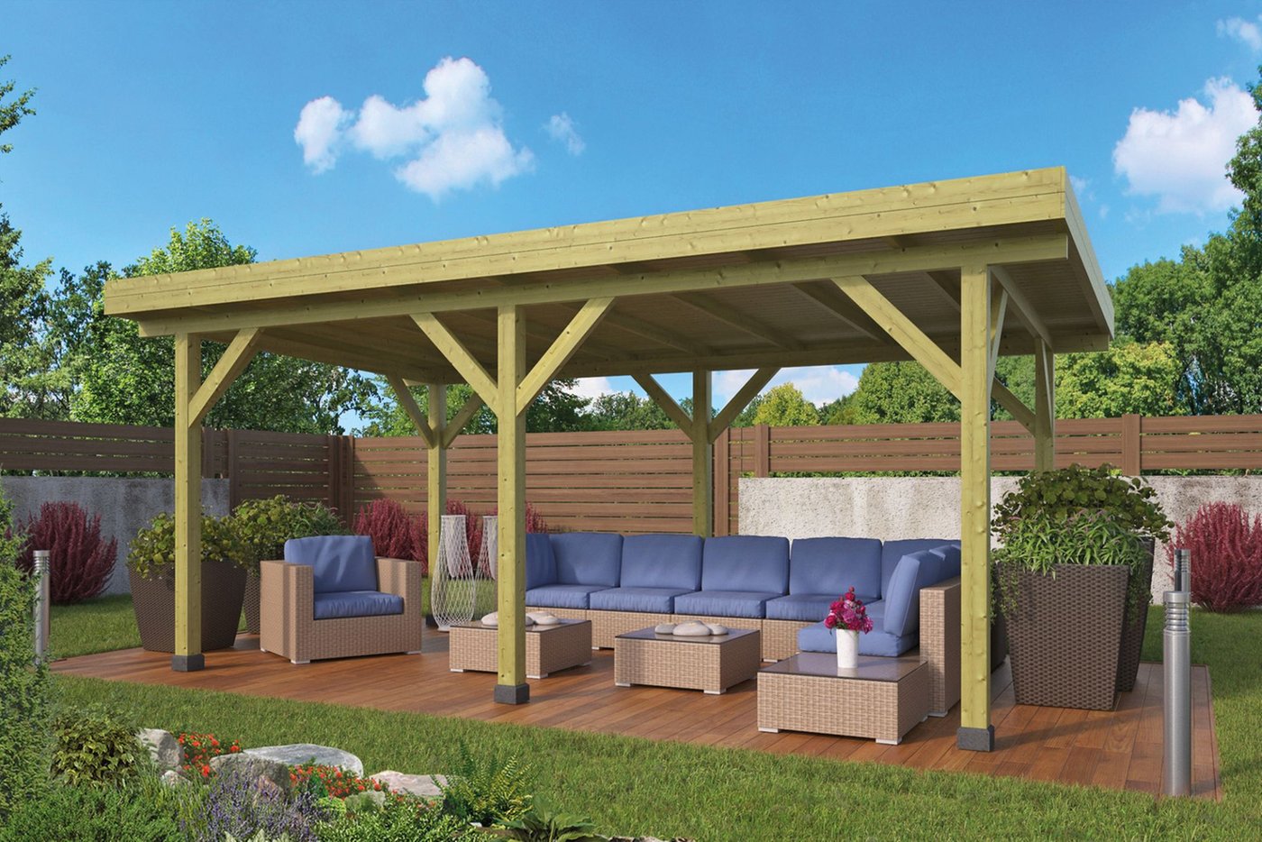 Excellent Modern Gazebo - 5.9m x 3.4m