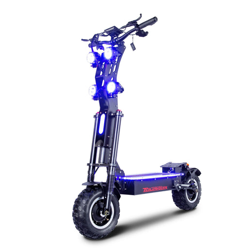[EU Direct] TOURSOR X14 PRO Electric Scooter w/ Seat NFC Function 72V 40Ah Battery 72V 5000W*2 Dual Motors Motors Recommended Top Speed 25KM/H 13inch Off-road Tires Additional 13inch Road Tires 130KM Max Mileage 200KG Max Load Folding E-Scooter