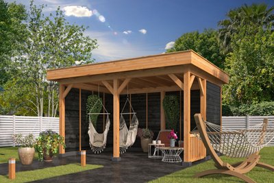 Douglas Fir Gazebo Fairbank 4.78m x 3.8m